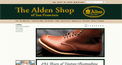 Desktop Screenshot of aldenshoes.com